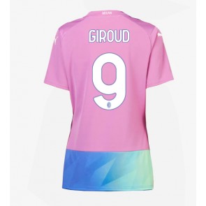 Maillot de foot AC Milan Olivier Giroud #9 Troisième Femmes 2023-24 Manches Courte